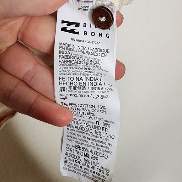 Billabong 1989 Inspired Mystic Beach Button Up Shirt L - Picture 5 of 8